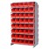 Red Plastic Bin Double Sided Pick Rack