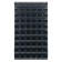 Wall Louvered Panel with Plastic Bins - Black