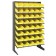 Single Sided Pick Rack with Bins - Yellow