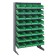 Single Sided Pick Rack with Bins - Green