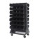 Black Plastic Storage Bins Louvered Panel Rack Systems