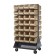 Ivory Plastic Storage Bins Louvered Panel Rack Systems