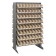 Sloped Shelving Pick Racks with Bins Ivory