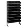 Single Sided Pick Rack with Bins - Black