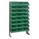 Single Sided Pick Rack with Bins - Green