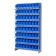 Blue Plastic Storage Bin Single Sided Pick Racks