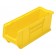 Quantum 24" HULK Stacking Bins - QUS951 Yellow