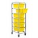 Tub Rack with 6 Yellow Tubs