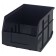 Quantum Stackable Shelf Storage Bin - SSB423 Black