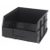 Quantum Stackable Shelf Storage Bin - SSB425 Black