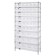 Clear Plastic Storage Bin Wire Shelving Systems