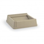 Untouchable Containers Square Swing Top Lid Beige