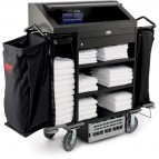 Deluxe High Security Housekeeping Cart