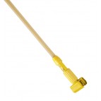 60" Clamp Wet Mop Hardwood Handle