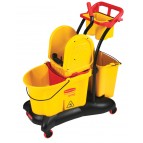 WaveBrake Mopping Trolley Downward Wringer