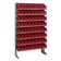 Single Sided Pick Rack with Bins - Red