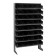 Single Sided Pick Rack with Bins - Black