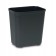 28-Quart Fire Resistant Wastebasket Black