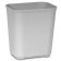 28-Quart Fire Resistant Wastebasket Gray