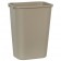 41-1/4-Quart Large Wastebasket Beige