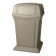 Ranger Two Door Trash Receptacle Beige