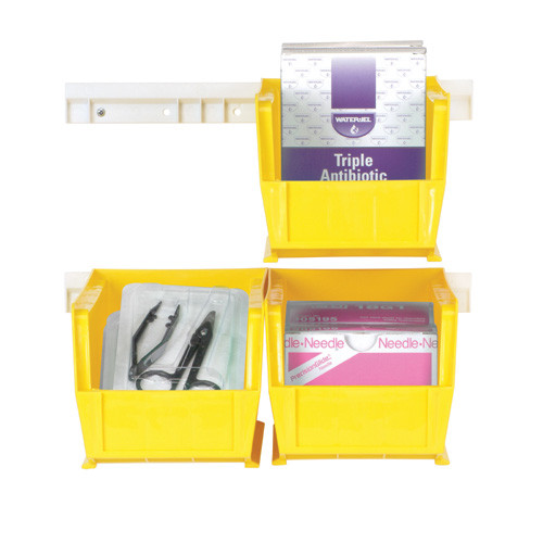 Medical Storage Bins & Wall Mount Rails HNS230 107/8 x 51/2 x 5