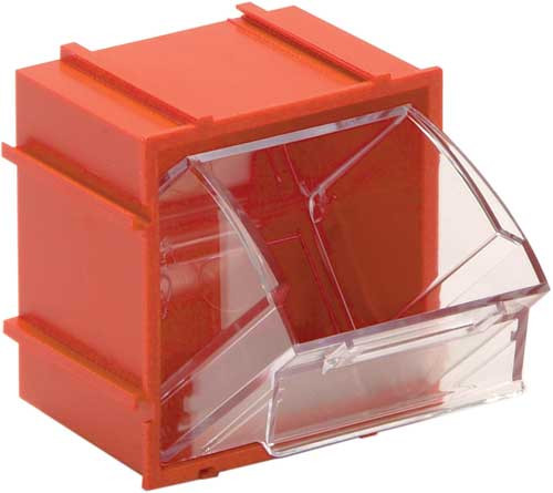 Individual Clear Tip Out Tilt Compartment Bin Supply Organizer- QTB409