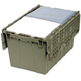 Hinged Lid Secure Distribution Containers
