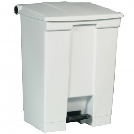 White Medical Waste Step-On Container
