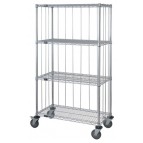 4 Wire Shelf Caster Cart