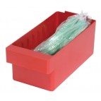 Medical Storage Drawers QED601 Red
