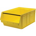 Yellow Medical Storage Stackable Container