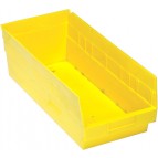 Plastic Storage Bins Yellow