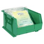 Plastic Medical Storage Bin QUS255 Green