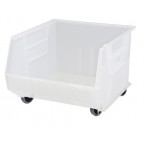 Clear Plastic Mobile Storage Bins