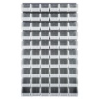 Clear Plastic Storage Bin Louvered Panel Systems