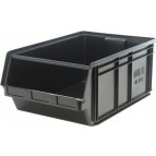 Black Stackable Medical Storage Container