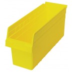 Plastic Shelf Bin QSB804 Yellow