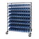 Catheter Carts with Plastic Bins Blue