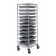 Gray Dividable Grid Storage Container Wire Shelving Carts