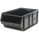 Stacking Medical Storage Container QMS743 Black