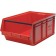 Stacking Medical Storage Container QMS743 Red