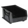 Plastic Medical Storage Bin QUS255 Black