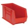 Plastic Medical Storage Bin QUS265 Red