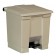 Beige Medical Waste Step-On Container