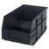 Stackable Medical Storage Bins SSB443 Black