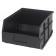 Stackable Medical Storage Bins SSB445 Black