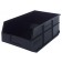 Plastic Stackable Medical Storage Bins - SSB465 Black