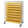 Catheter Carts with Plastic Bins Yellow