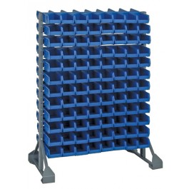 Plastic Storage Bin Steel Rail Systems